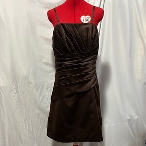 DaVinci Chocolate Brown Mini Dress MM310